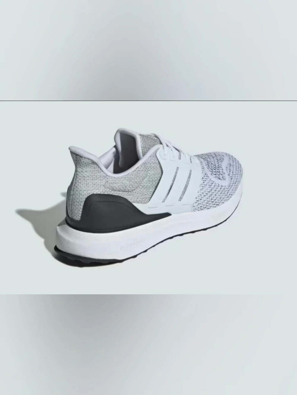 adidas White and Gray Men's Running Sneakers